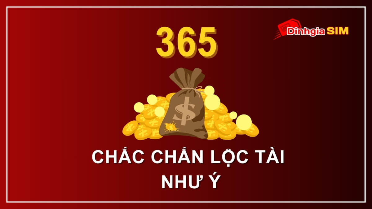 Định giá sim đuôi 365 là bao nhiêu?