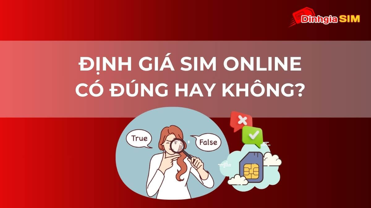 Định giá SIM online có đúng hay không?