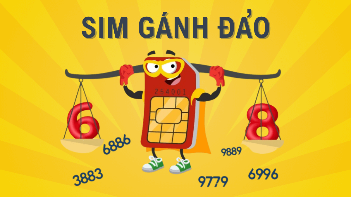 Sim Gánh đảo là dòng SIM số đẹp có cặp số đối xứng và đảo chiều