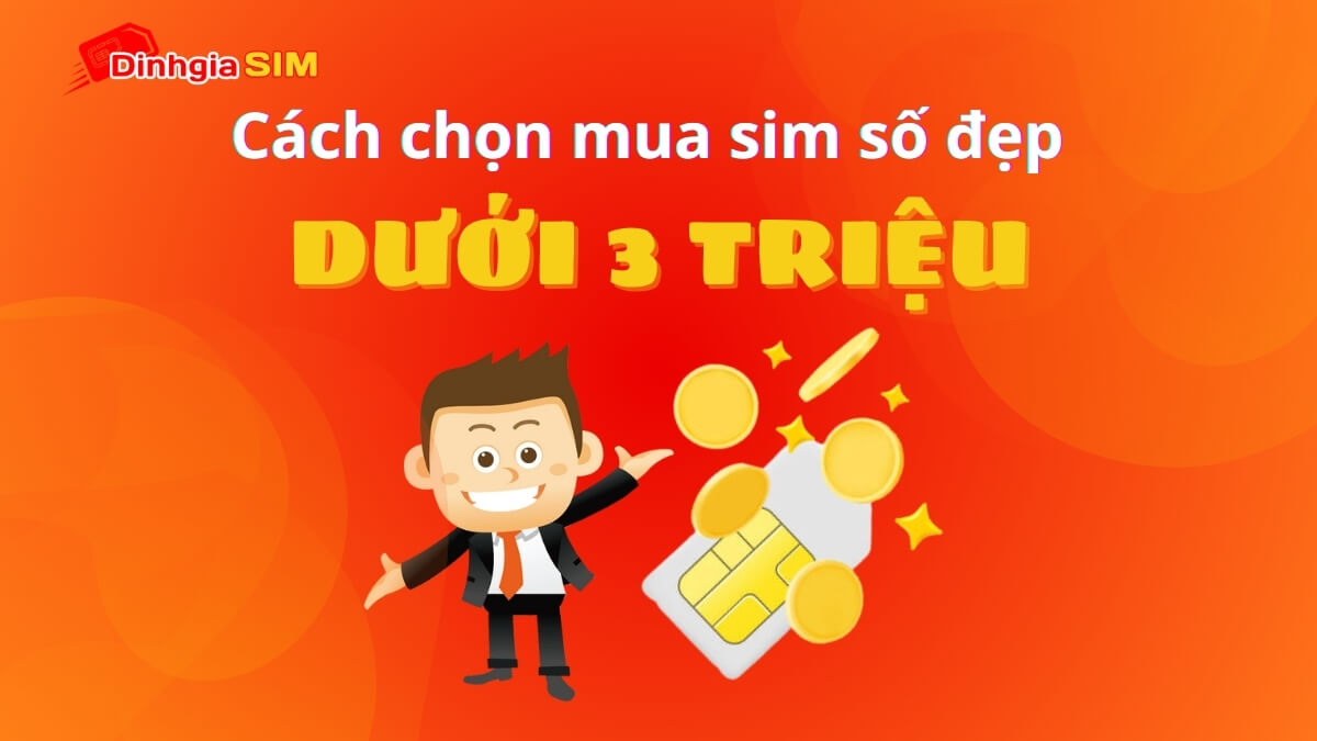 Bí quyết về cách chọn sim số đẹp dưới 3 triệu đăng cấp, giá tốt