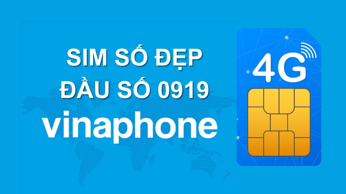 Định giá sim số đẹp Vinaphone đầu số 0919 có giá bao nhiêu?