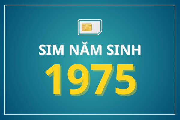 Sim năm sinh 1975 có gì đặc biệt?